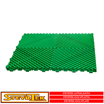 "Floortile, leaf green 40x40cm 30 pcs